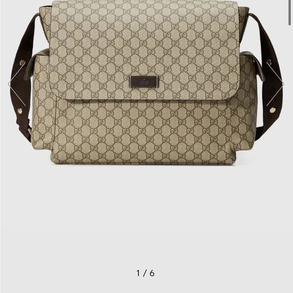 Gucci Beige and Brown Monogram Bag - Picture 1 of 5